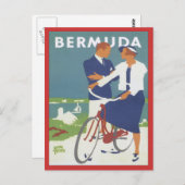 Carte Postale Bermudes vintages (Devant / Derrière)