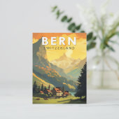 Carte Postale Bern Suisse Voyage Art Rétro (Debout devant)