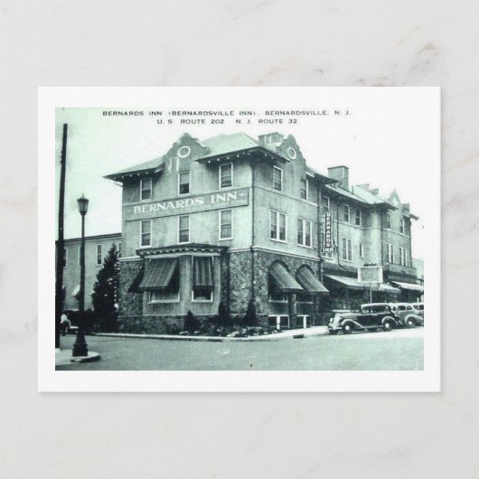 Carte Postale Bernards Inn, Bernardsville NJ Vintage (Devant)