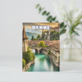 Carte Postale Berne, au cœur des Alpes suisses (Debout devant)