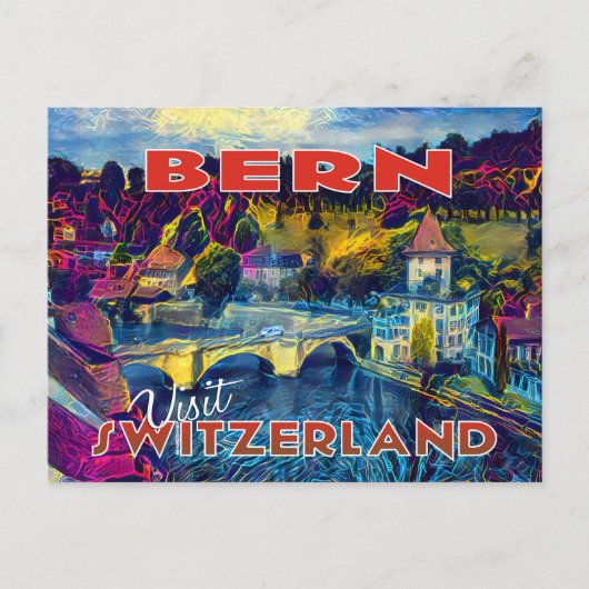 Carte Postale Berne, capitale suisse (Devant)