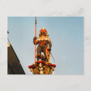 Carte Postale Berne, fontaine décorée