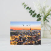 Carte Postale Berne, Suisse vue panoramique (Debout devant)