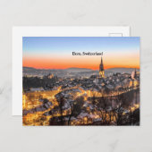 Carte Postale Berne, Suisse vue panoramique (Devant / Derrière)