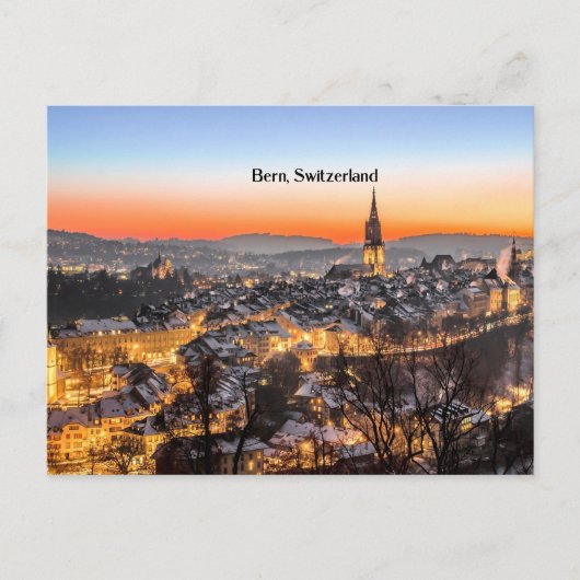 Carte Postale Berne, Suisse vue panoramique (Devant)
