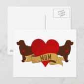 Carte Postale Berner Mom [style tatouage] (Devant / Derrière)