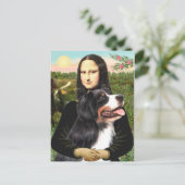 Carte Postale Bernese - Mona Lisa - Customisé (Debout devant)