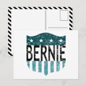Carte Postale BERNIE étoiles et rayures (Devant / Derrière)