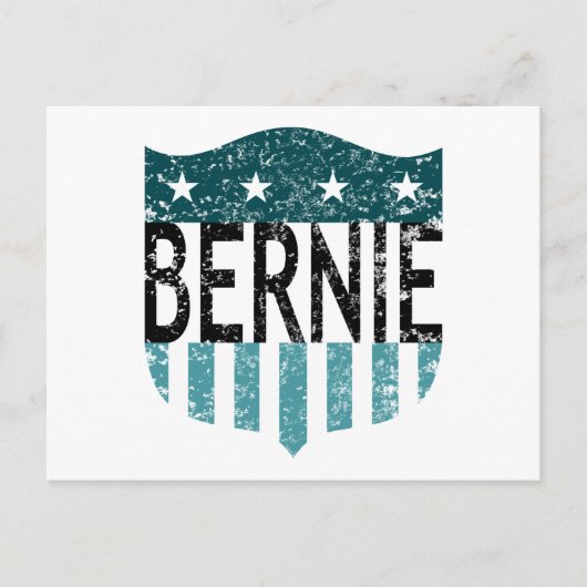 Carte Postale BERNIE étoiles et rayures (Devant)
