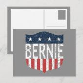 Carte Postale BERNIE étoiles et rayures (Devant / Derrière)