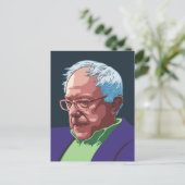 Carte Postale Bernie Sanders - col (Debout devant)