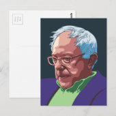Carte Postale Bernie Sanders - col (Devant / Derrière)