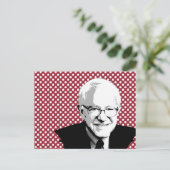 CARTE POSTALE BERNIE SANDERS POP ART (Debout devant)