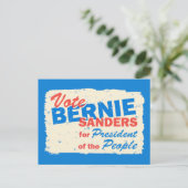 Carte Postale Bernie Sanders Président du peuple V5 (Debout devant)