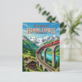 Carte Postale Bernina Express Suisse (Debout devant)