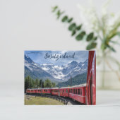 Carte Postale Bernina Express Suisse (Debout devant)
