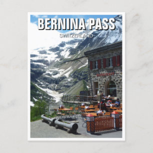 Carte Postale Bernina Pass Suisse