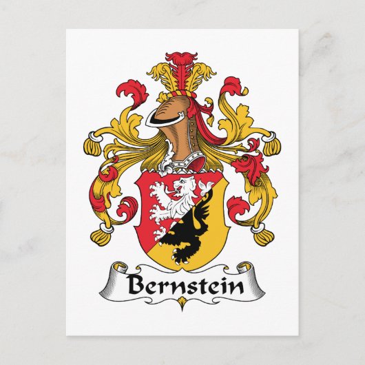 Carte Postale Bernstein Family Crest (Devant)
