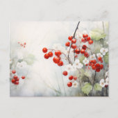 Carte Postale Berries d'hiver (Devant)