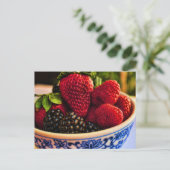 Carte Postale Berries fraîches (Debout devant)