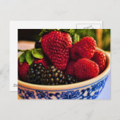 Carte Postale Berries fraîches (Devant / Derrière)