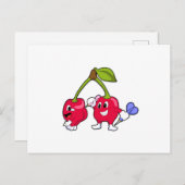 Carte Postale Berry aux fléchettes avec fléchette (Devant / Derrière)