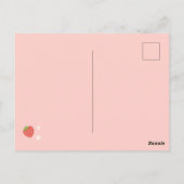 Carte Postale Berry Sweet Celebration fraise fête d'anniversaire (Dos)