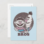 Carte Postale Bert & Ernie | Bros (Devant / Derrière)