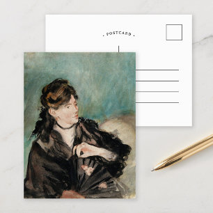 Carte Postale Berthe Morisot avec ventilateur   Édouard Manet