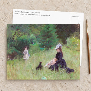Carte Postale Berthe Morisot - Dans un parc