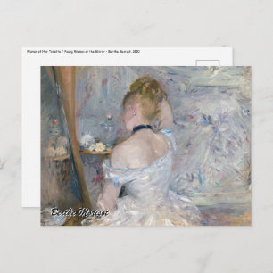Carte Postale Berthe Morisot - Femme à sa Toilette