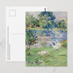 Carte Postale Berthe Morisot - Jeune fille dans un bateau avec d