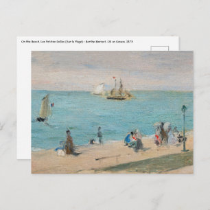 Carte Postale Berthe Morisot - Sur la plage, Les Petites-Dalles
