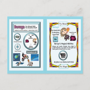 Carte Postale Berwyn sorcier - Élément Béryllium