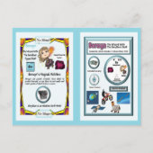 Carte Postale Berwyn sorcier - Élément Béryllium (Dos)