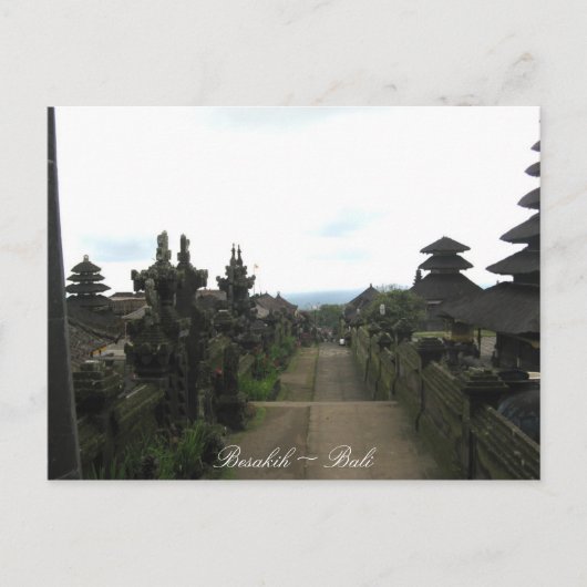 Carte postale Besakih Temple Bali (Devant)