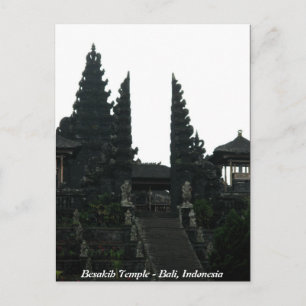 Carte Postale Besakih Temple Bali Indonésie