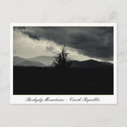 Carte Postale Beskydy mountain, Lysa Hora, Morava République tch (Devant)