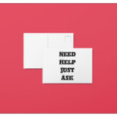 Carte Postale Besoin d'aide Poser une question 2020