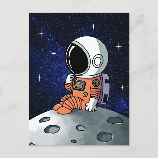 Carte Postale Besoin d'espace, Astronaute, Spationaute (Devant)