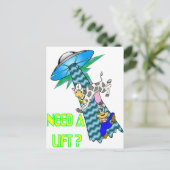 Carte Postale Besoin d'un ascenseur ? (Debout devant)