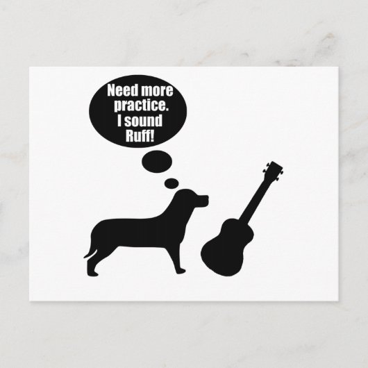 Carte Postale Besoin d'une plus grande pratique (Devant)