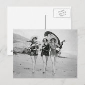 Carte Postale Besoins vintages de plage (Devant / Derrière)