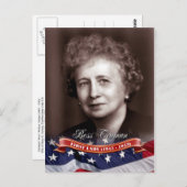 Carte Postale Bess Truman, Première Dame des Etats-Unis (Devant / Derrière)