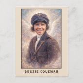 Carte Postale Bessie Coleman Aviatrix Angel (Devant)