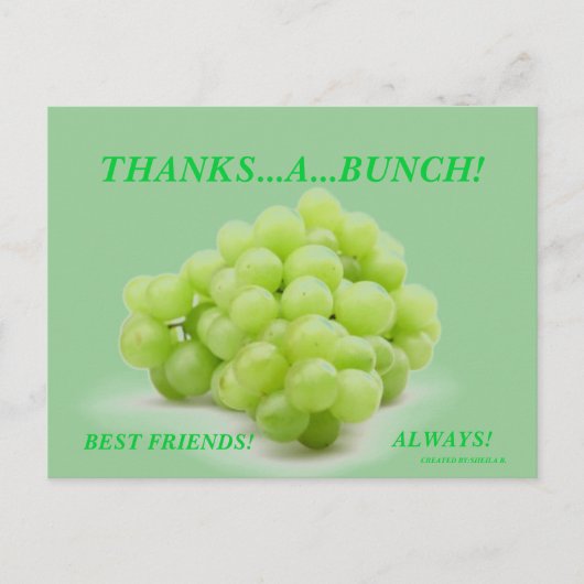 CARTE POSTALE BEST AMIS GREETING CARD (Devant)