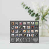 Carte Postale Best Daddy Ever 28 Photo (Debout devant)