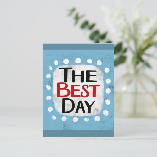 Carte postale Best Day (Debout devant)