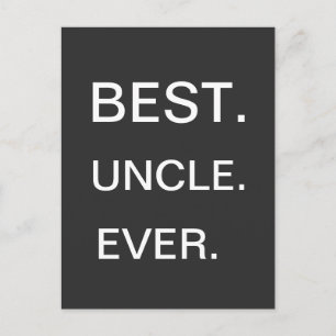 Carte postale Best Uncle Ever