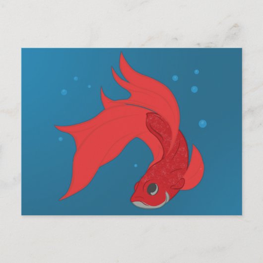 Carte Postale Beta Fish (Devant)